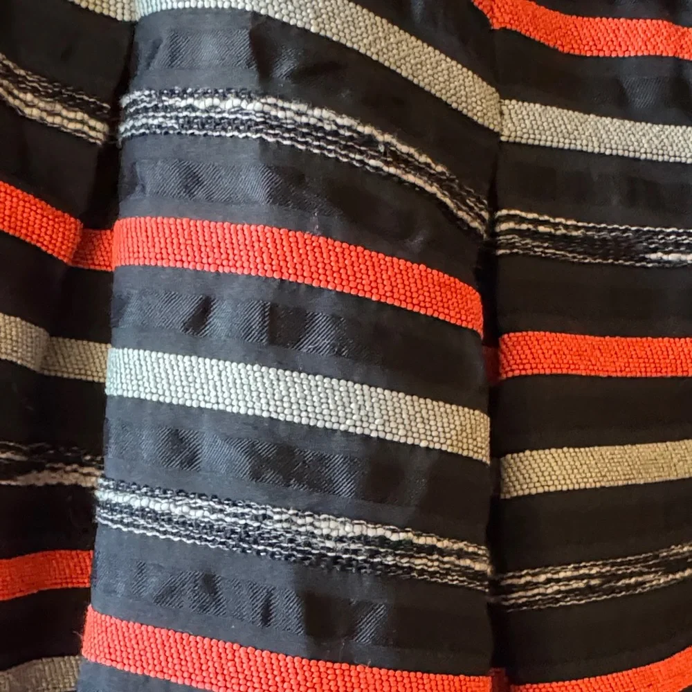 HD in Paris Striped pleats Women's Mini Skirt luxury minimalist Size US 8